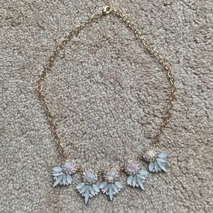 Gold and Multi Stone Collar Necklace